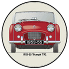 Triumph TR2 1953-55 (wire wheels) Coaster 6